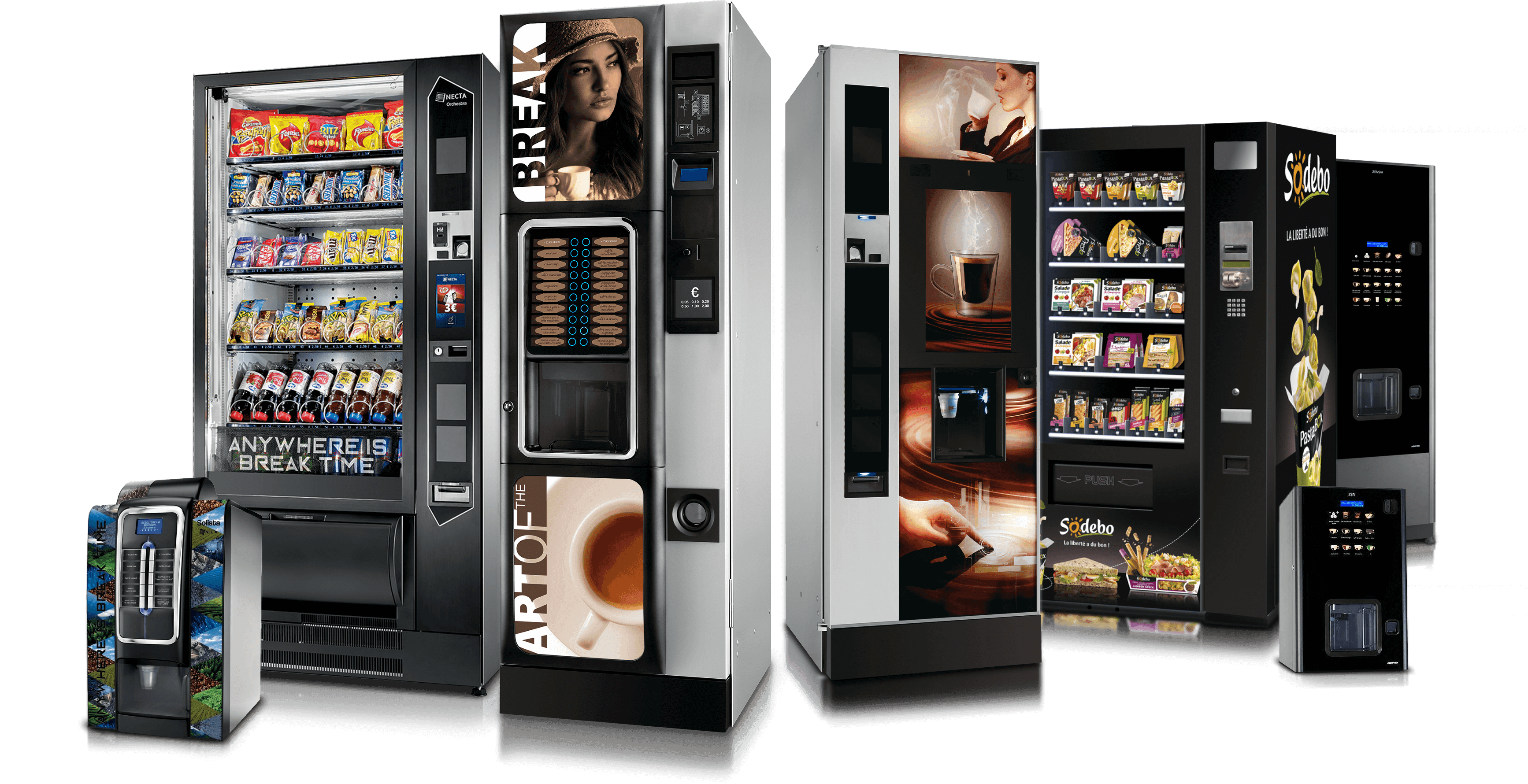 Distributeurs automatiques de boissons chaudes ou froides pas chers